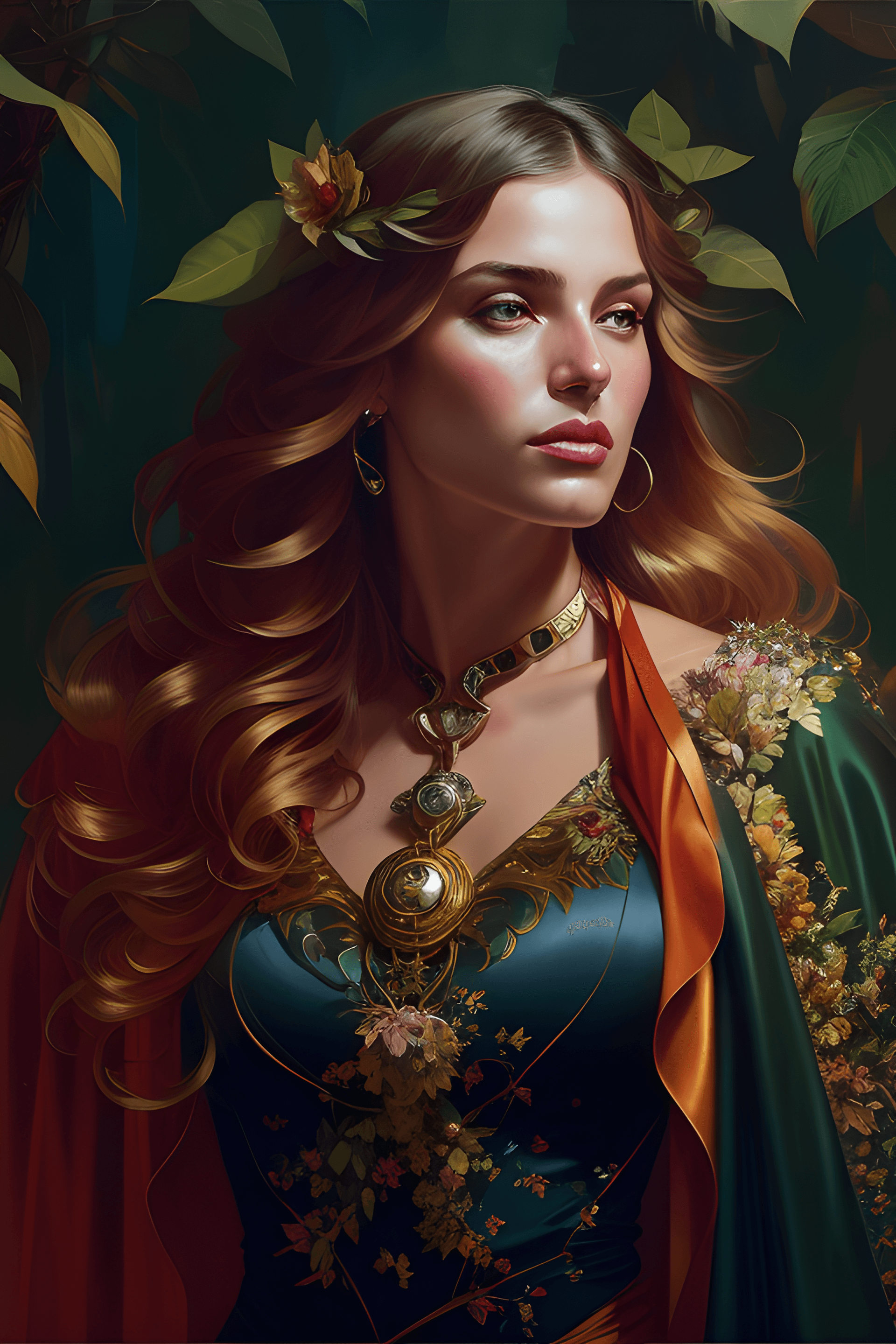 AI generated: photorealistic illustration, comic style, stunning orphism background, perfect anatomy, approaching ...