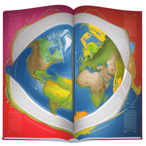 AI generated: Create a vibrant and engaging cover for a children's encyclopedia titled "Discover Our World: An Enc...