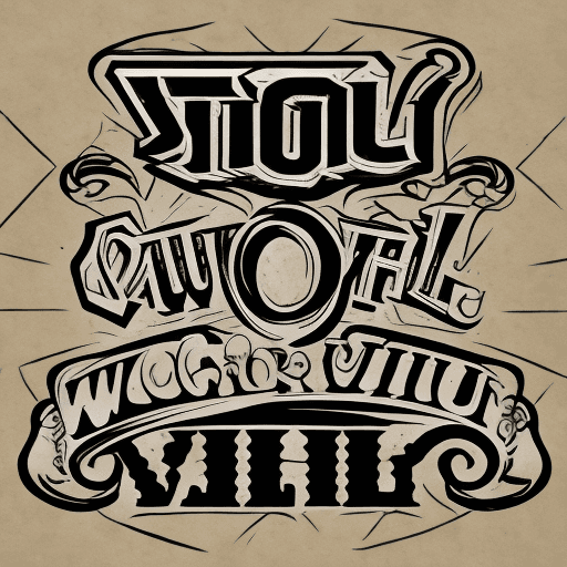AI generated: Sketch  inked jiu jitsu wretler greeting
