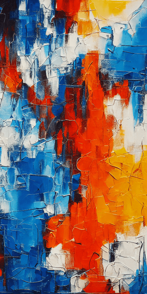 AI generated: abstract painting, striking composition, 16k resolution, ultra detailed, clean lines, smooth illustr...
