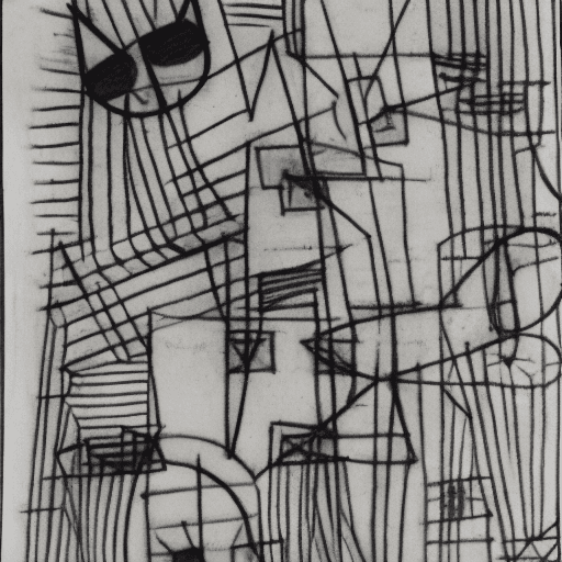 AI generated: A drawing of a CATS in one-line drawing, figure outline only, single line, simple, in the style of o...