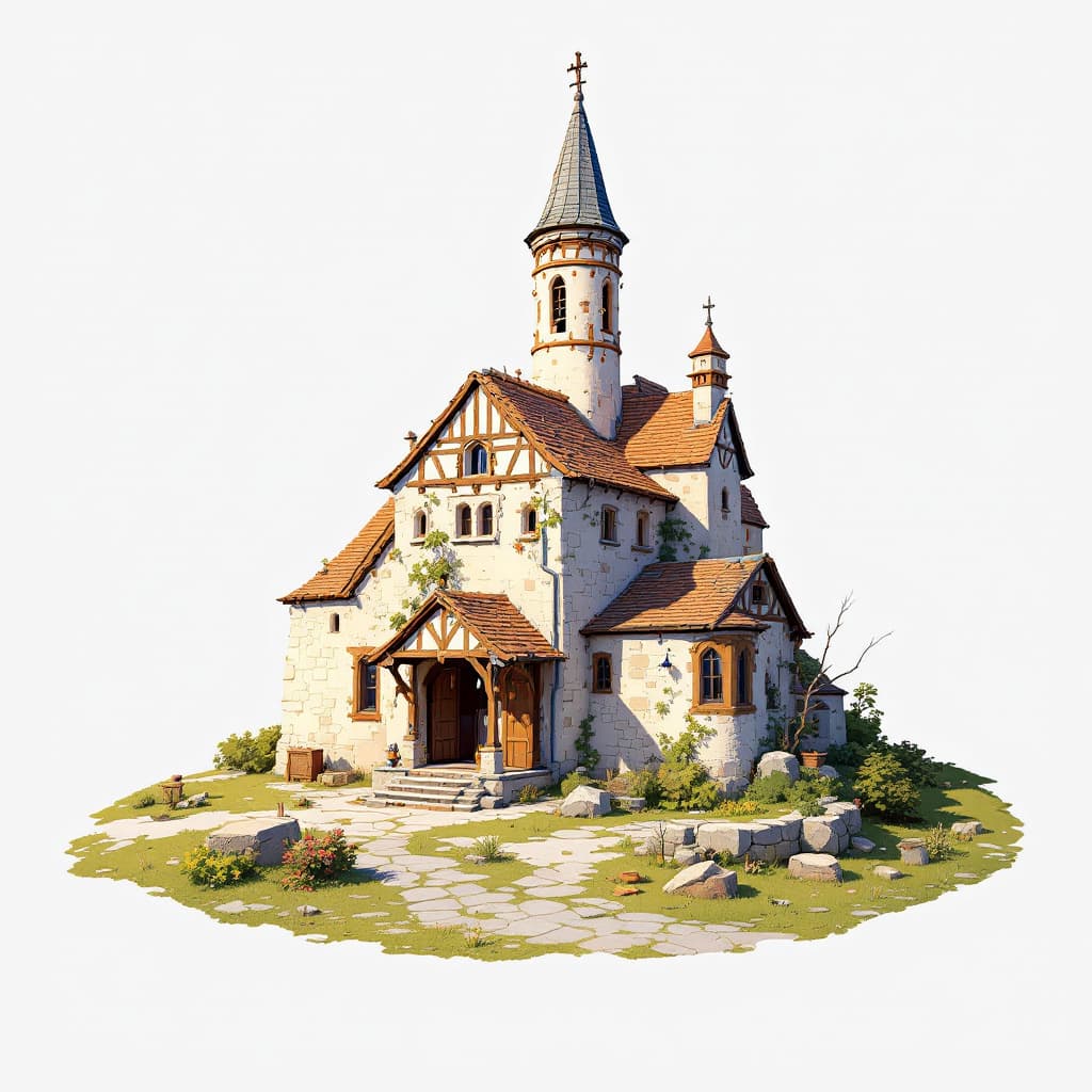 AI generated: Casle png