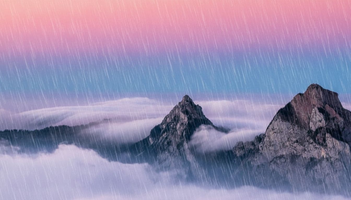 AI generated: raining