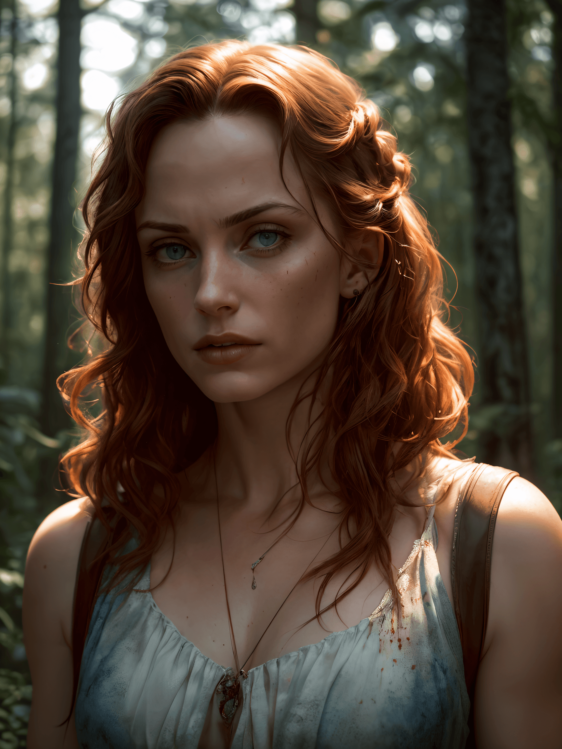 AI generated: Award winning Photo, True Blood , cinematic , intense , highly detailed, feminine, 16k, UHD, HDR,(Ma...