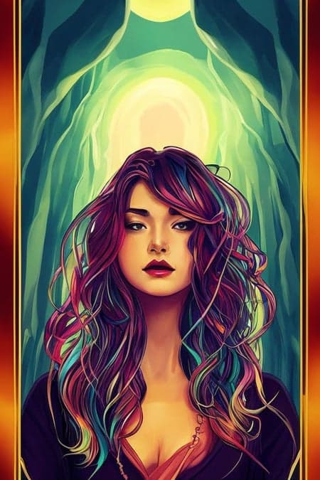 Tarot Card & Art Noveau