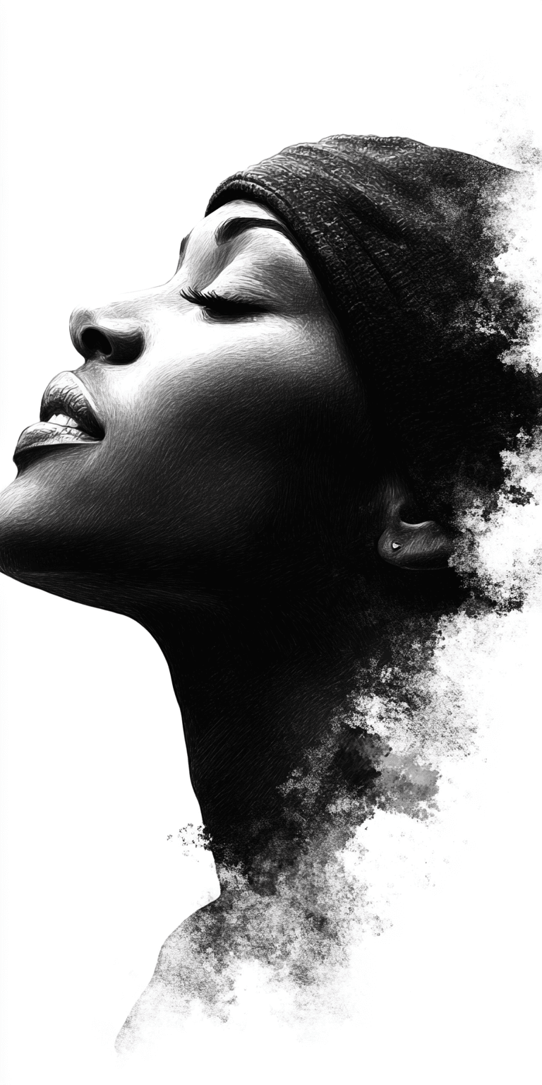 AI generated: Realistic sketch of a woman --chaos 75 --ar 1:2 --style raw --profile rsy6uq9 --stylize 750