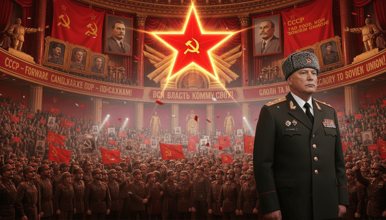 AI generated: Turn this image into the most soviet thing the world has ever seen. It must be the maximum, extreme,...