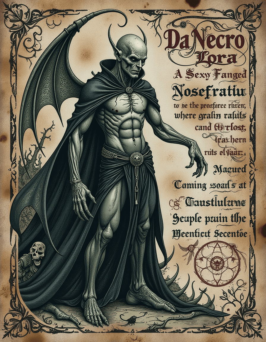 DaNecro Necronomicon Sketch Style