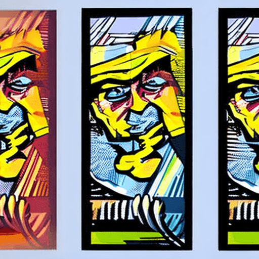 AI generated: Illustration a man big musclee in the mountains , it is early morning,beautiful eyes, beautiful shad...
