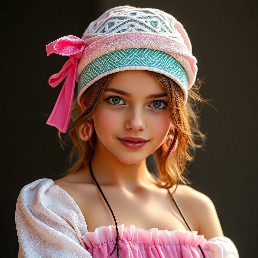 AI generated: High resolution photography of an  girl full pose