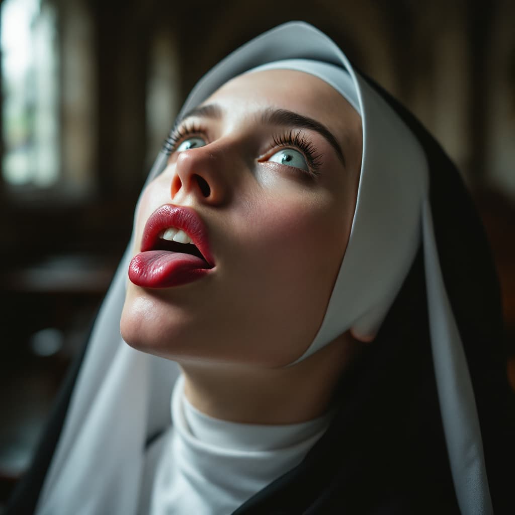 AI generated: close up, score_9, score_8_up, score_7_up, open mouth, a captivating award-winning photograph, an in...