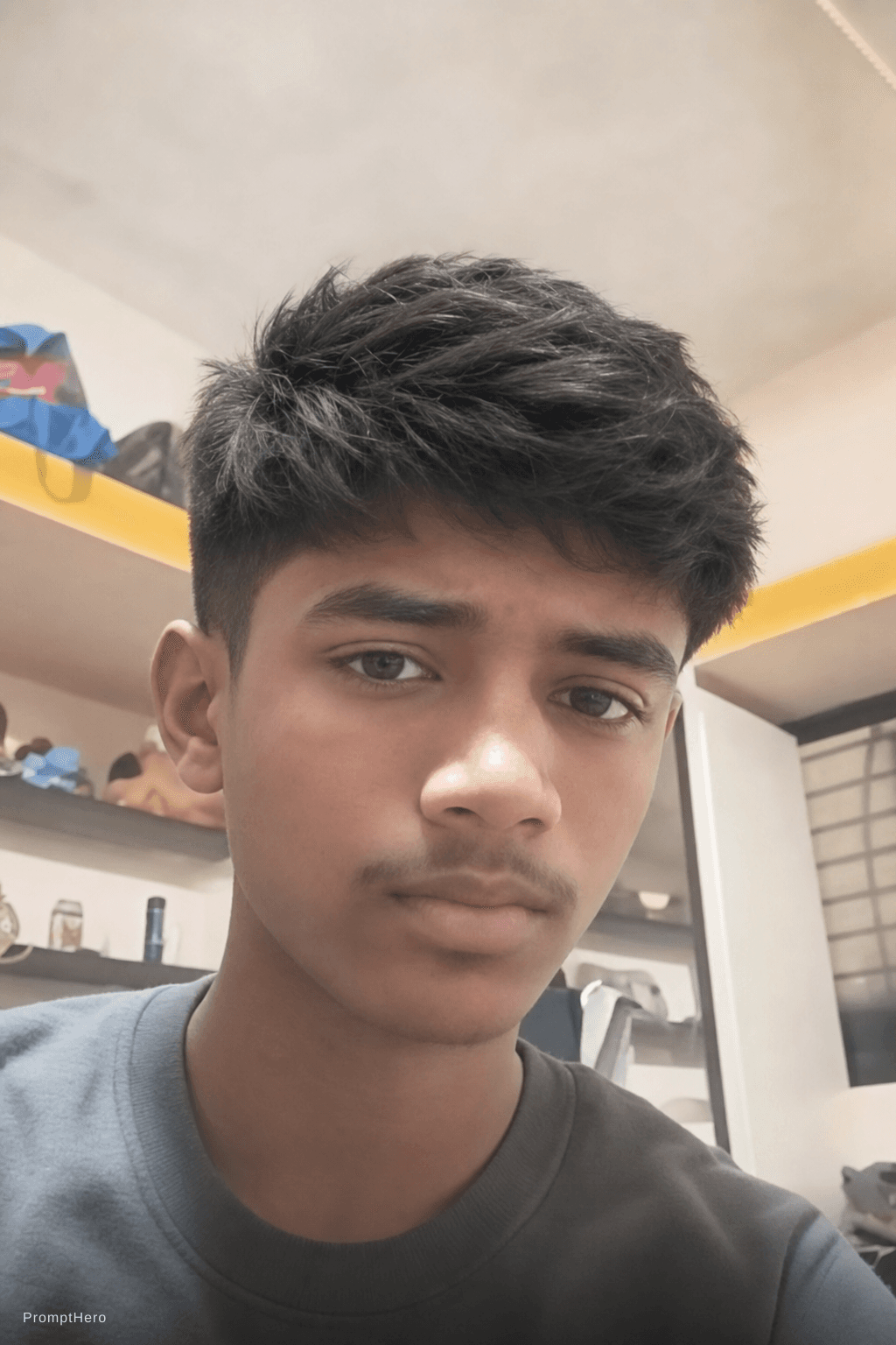 AI generated: Suitable hairstyle 