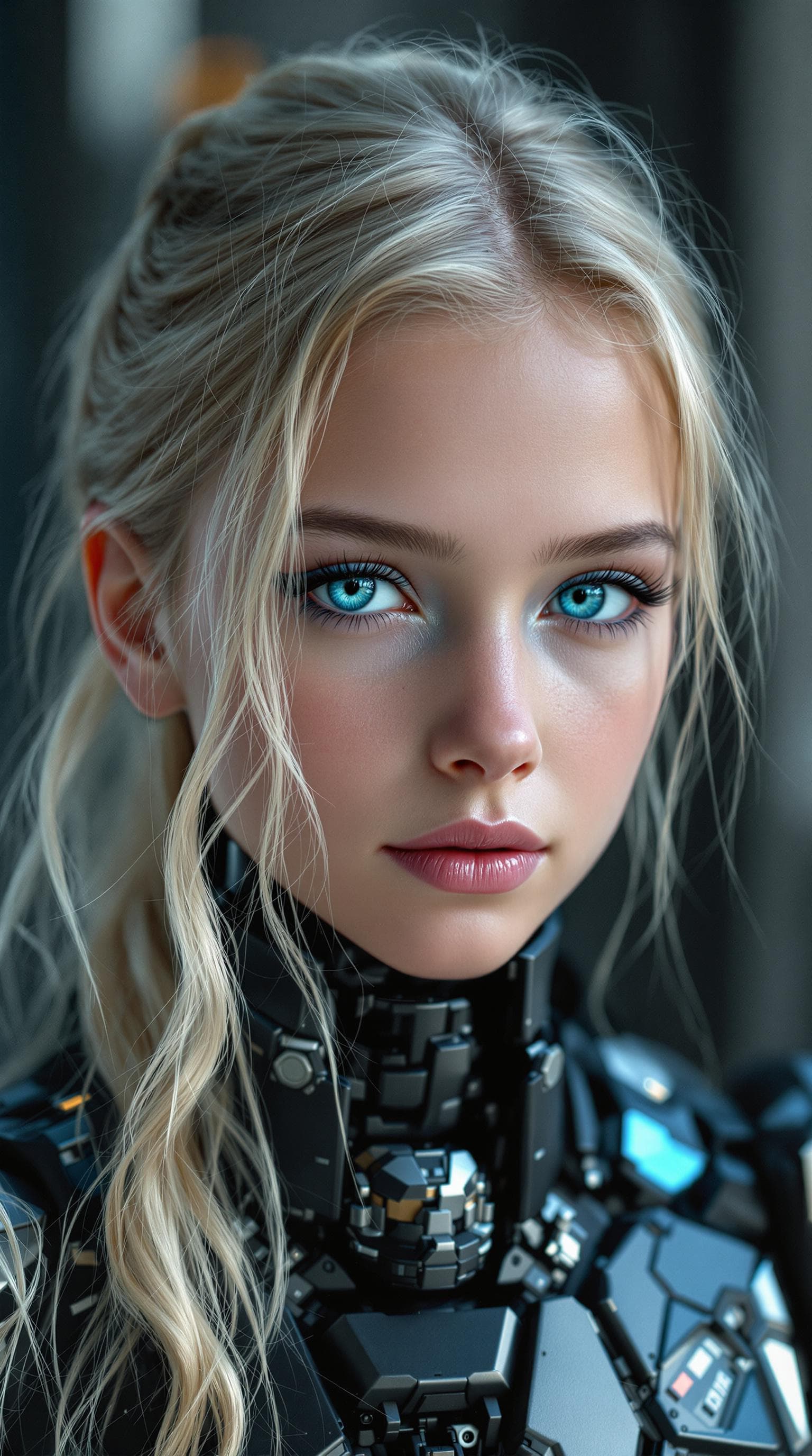 AI generated: a professional photo of a exceptionally of the most beautiful girl in the world, (age 10) Jamie (fut...