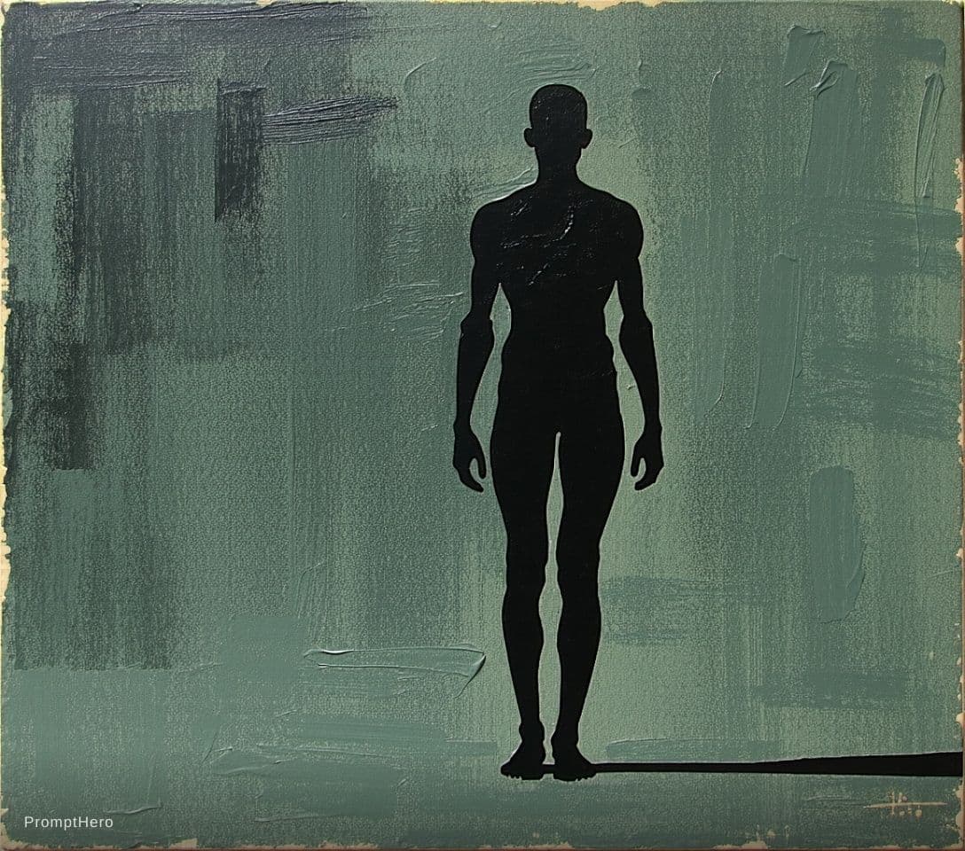 AI generated: Whole naked body