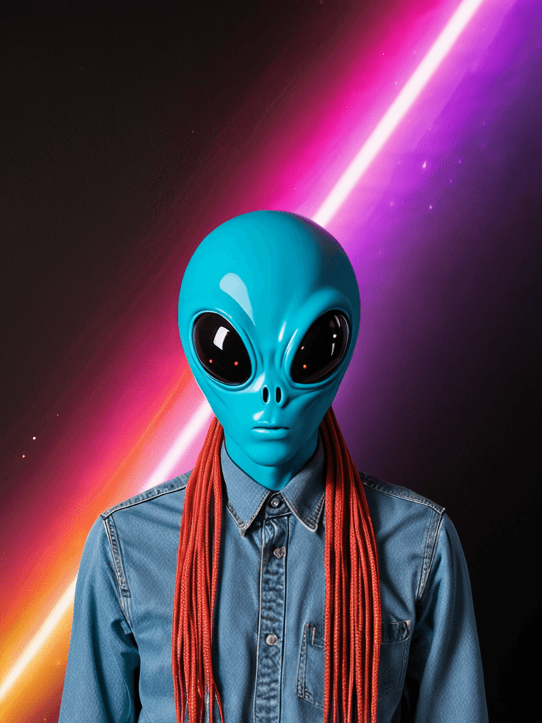AI generated: alien abduction