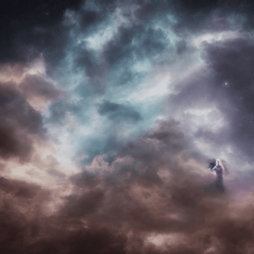 AI generated: starlight, dreamy ultra wide shot, hyper realistic, cinematic, simulation, multiverse, lightning, ma...