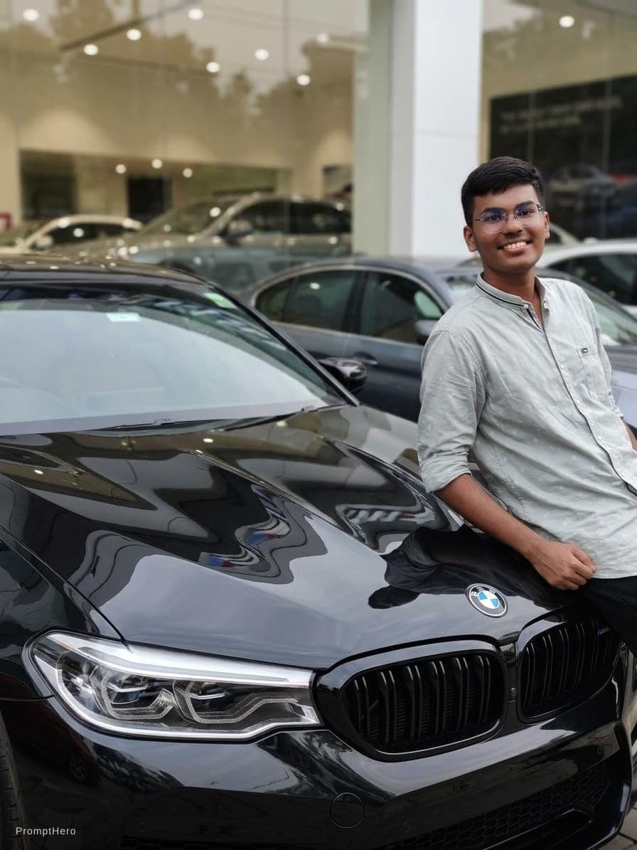 AI generated: Bmw black