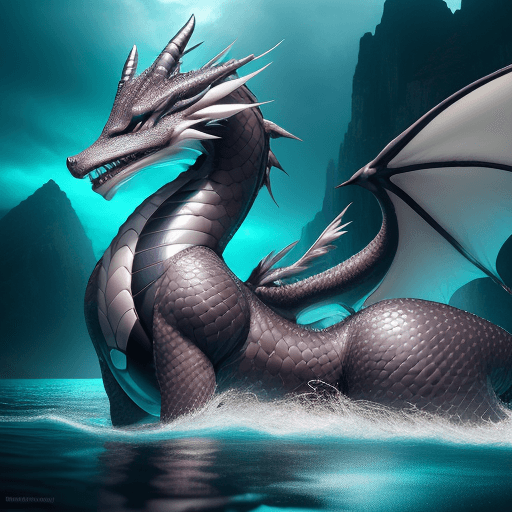 AI generated: ultra realistic photograph of a stunning anthropomorphic femdragon beautiful gorgeous, in swimwear, ...