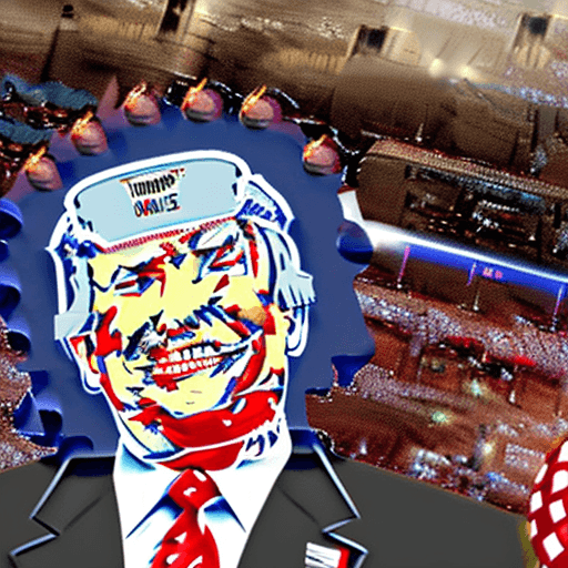 AI generated: Trump 2024! ! ELECTION WINNER! ! wearing a MAGA HAT!