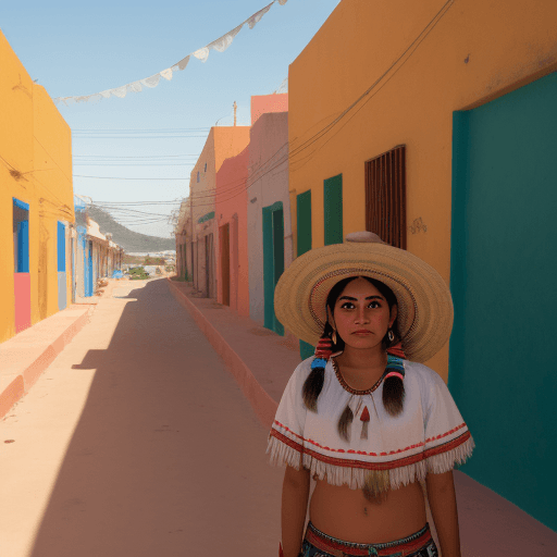 AI generated: mayos indians sonora mexico navojoa