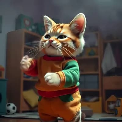 AI generated video: Turn around and wiggle bum dance moves 