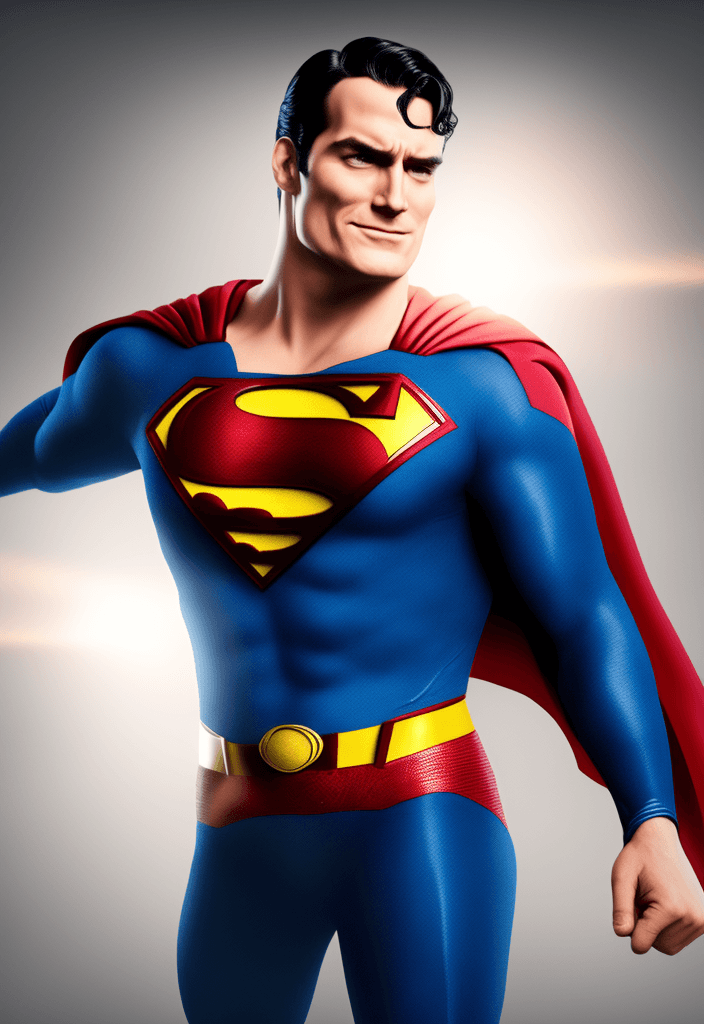 AI generated: Superman as a businessman, realistic, dramatic light