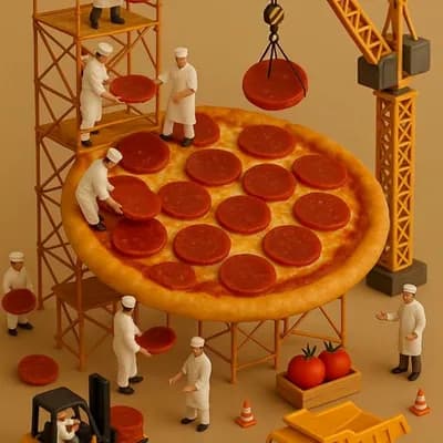 AI generated video: las miniaturas se mueven