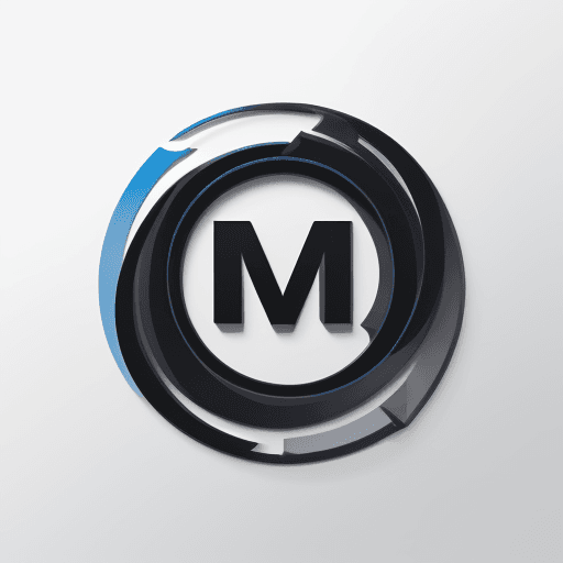 AI generated: Create a sleek logo for MLDev World that seamlessly merges the initials "MLDev" with elements repres...