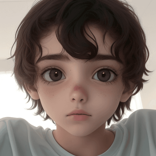 AI generated: crie a imagem de uma jovem semideusa com cachos dourados, ajoelhada no chão em prantos. Seus olhos, ...