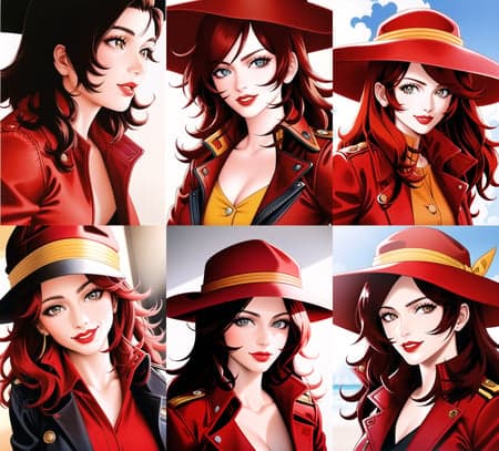 Carmen Sandiego - Trained on Anime Model