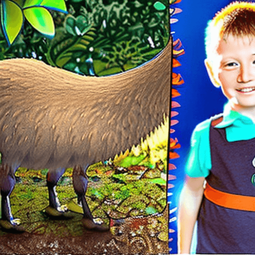 AI generated: 6-year-old Oliver goes on a magical journey, where he meets talking animals who understand his feeli...