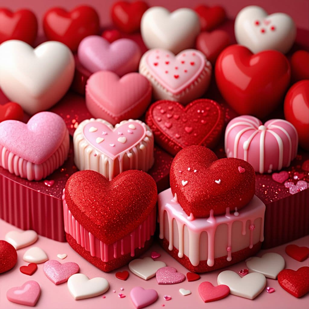 AI generated: Generate an image of a valentine celebration 