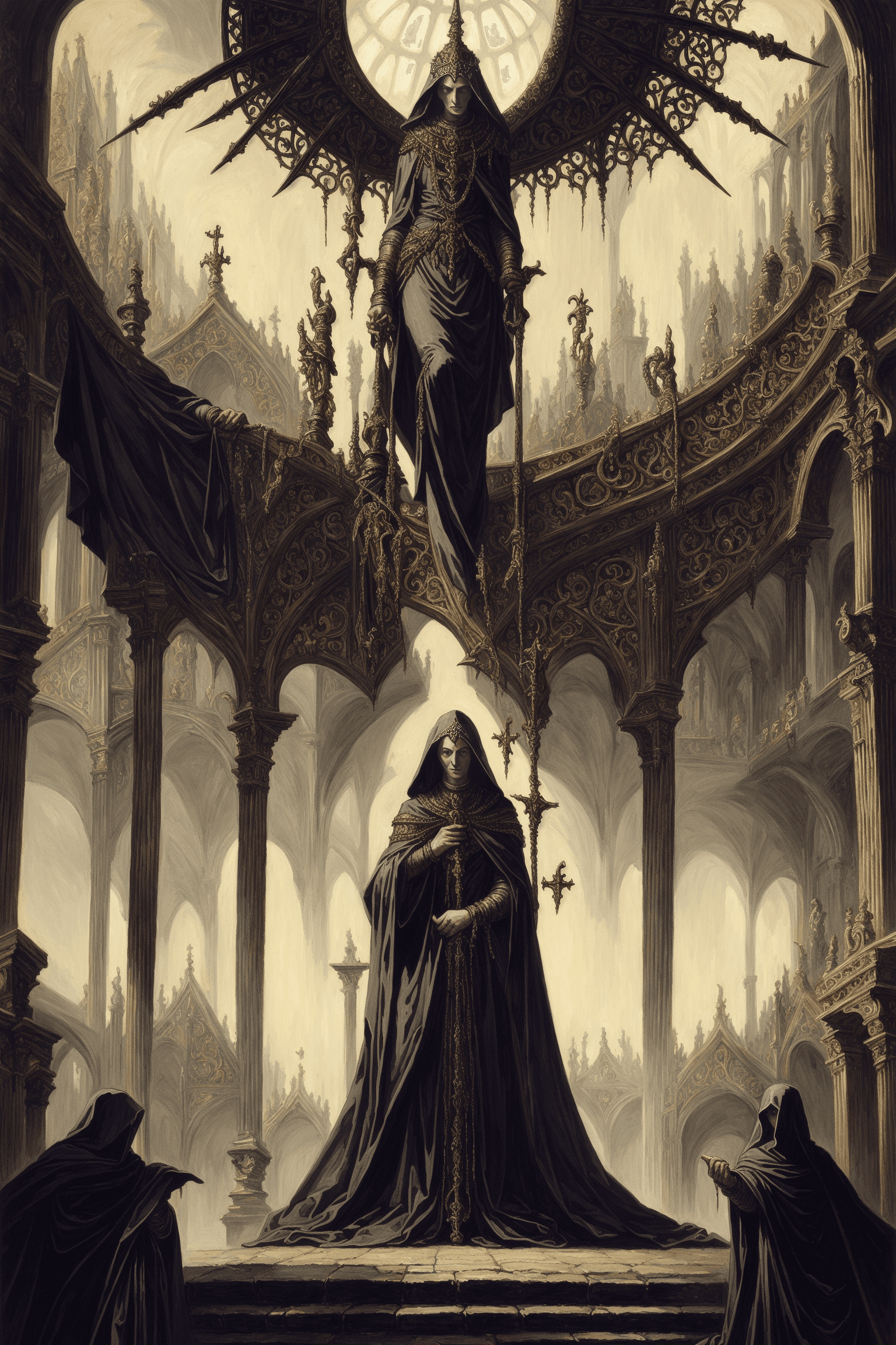 AI generated: judgement of tarot in the light. . digital artwork, illustrative, painterly, matte painting, highly ...