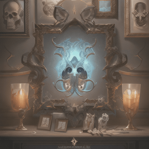 AI generated: Capture of 1 plastic cup Iced tea,nautilus, orchid, skull, intricate artwork . octane render, trendi...