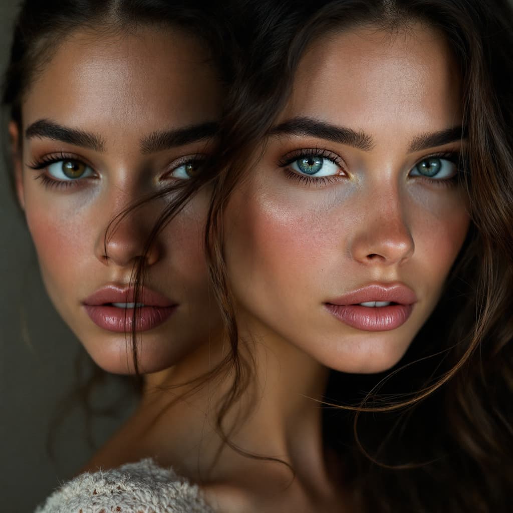 AI generated: The woman's face should be used as a model, in the form of a high-resolution photo, with the prompt ...