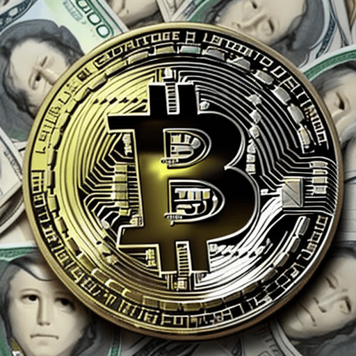 AI generated: Guessing game of how many dollars are in one bitcoin