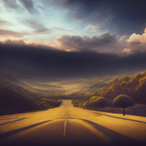 AI generated: Cinematic landscape