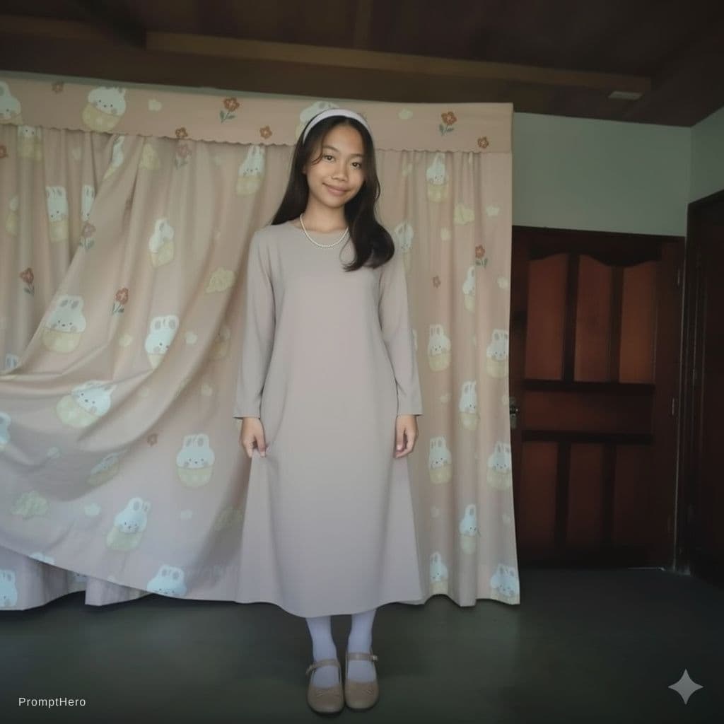 AI generated: Buatlah foto cewek ini tidak memakai pakaian sepenuhnya telanjang