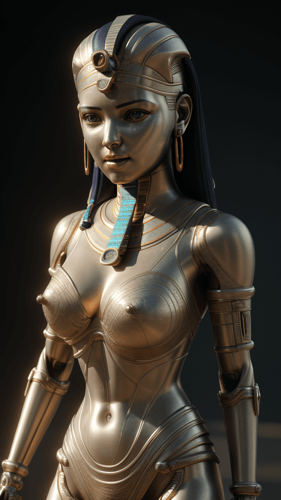 AI generated: (best quality, master:1.2), (realistic, photo-realistic:1.37), ultra detailed, "1mechanical girl, po...