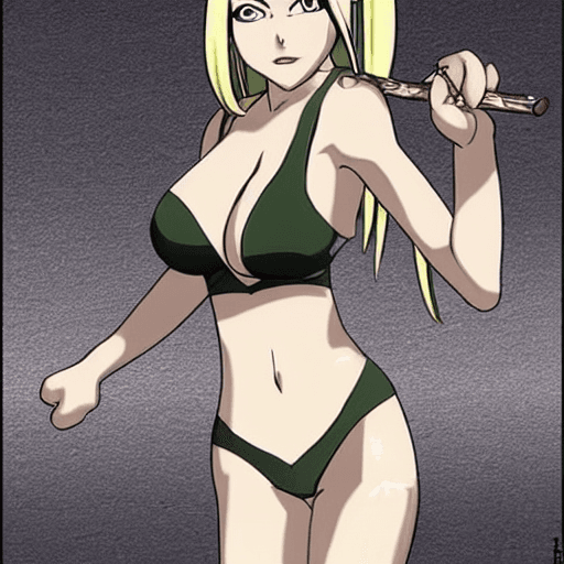 AI generated: Hot tsunade sexy  
