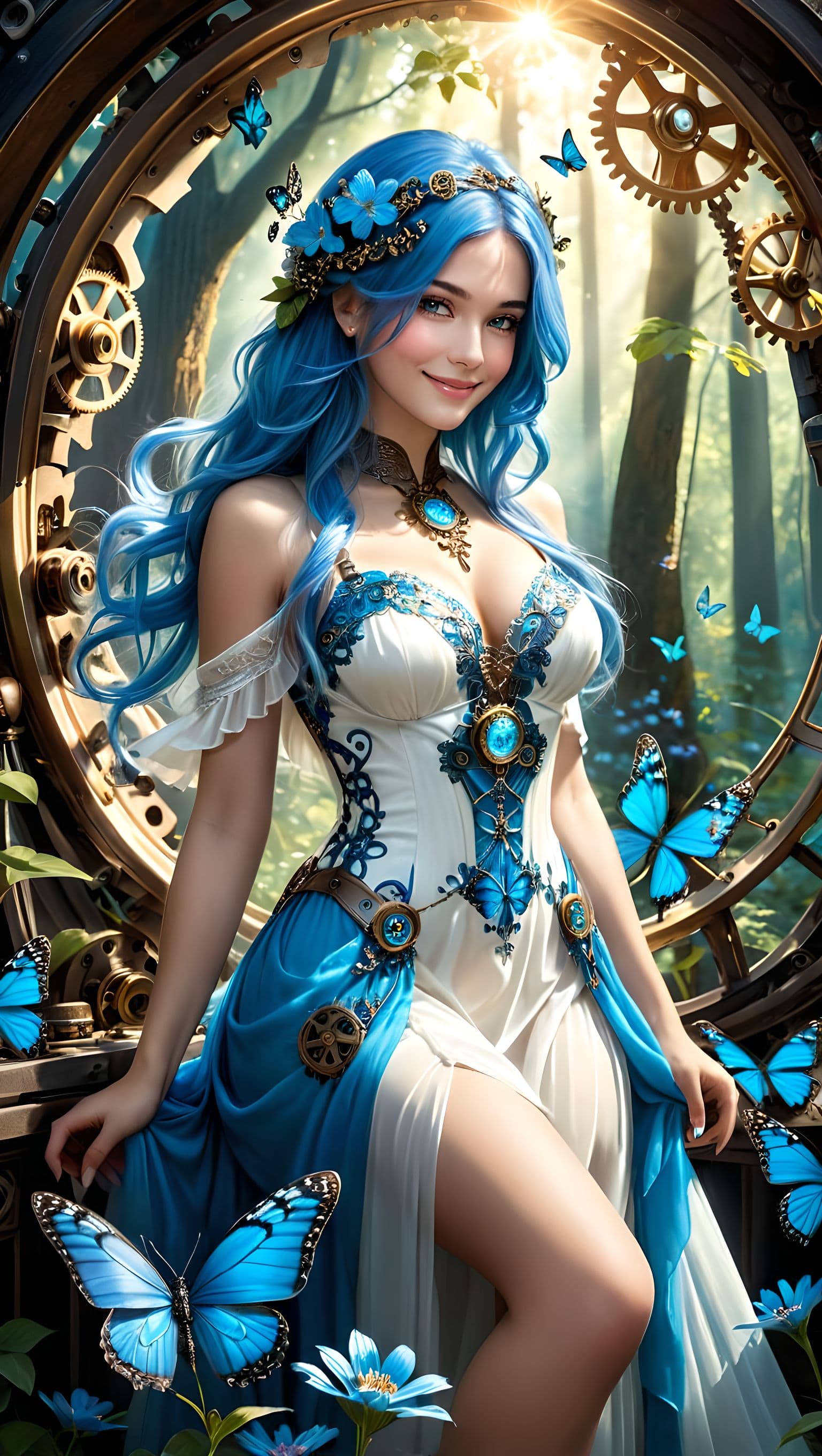 AI generated: Steampunk style , RAW photo, HDR of Hyperrealistic, masterpiece, best quality, high resolution, phot...