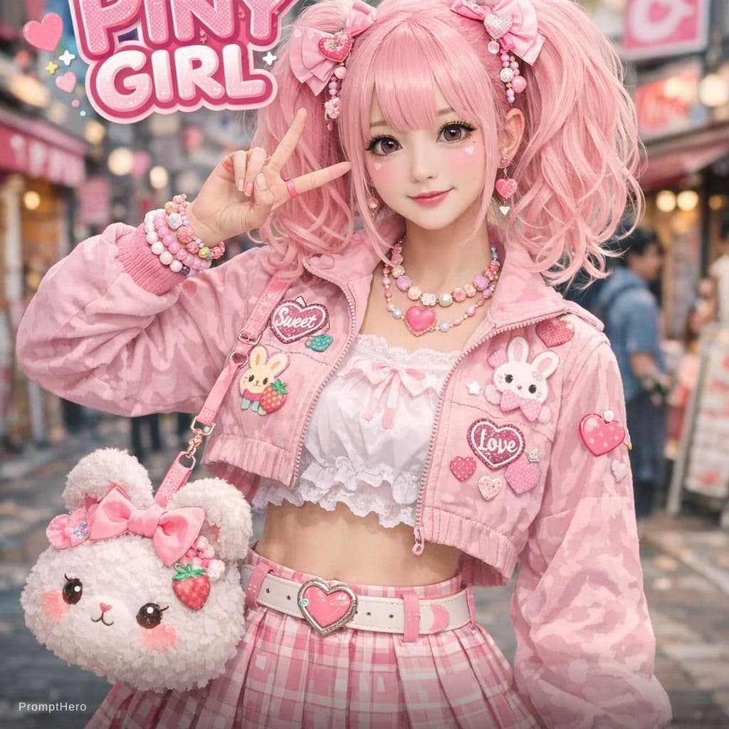 AI generated: piny girl