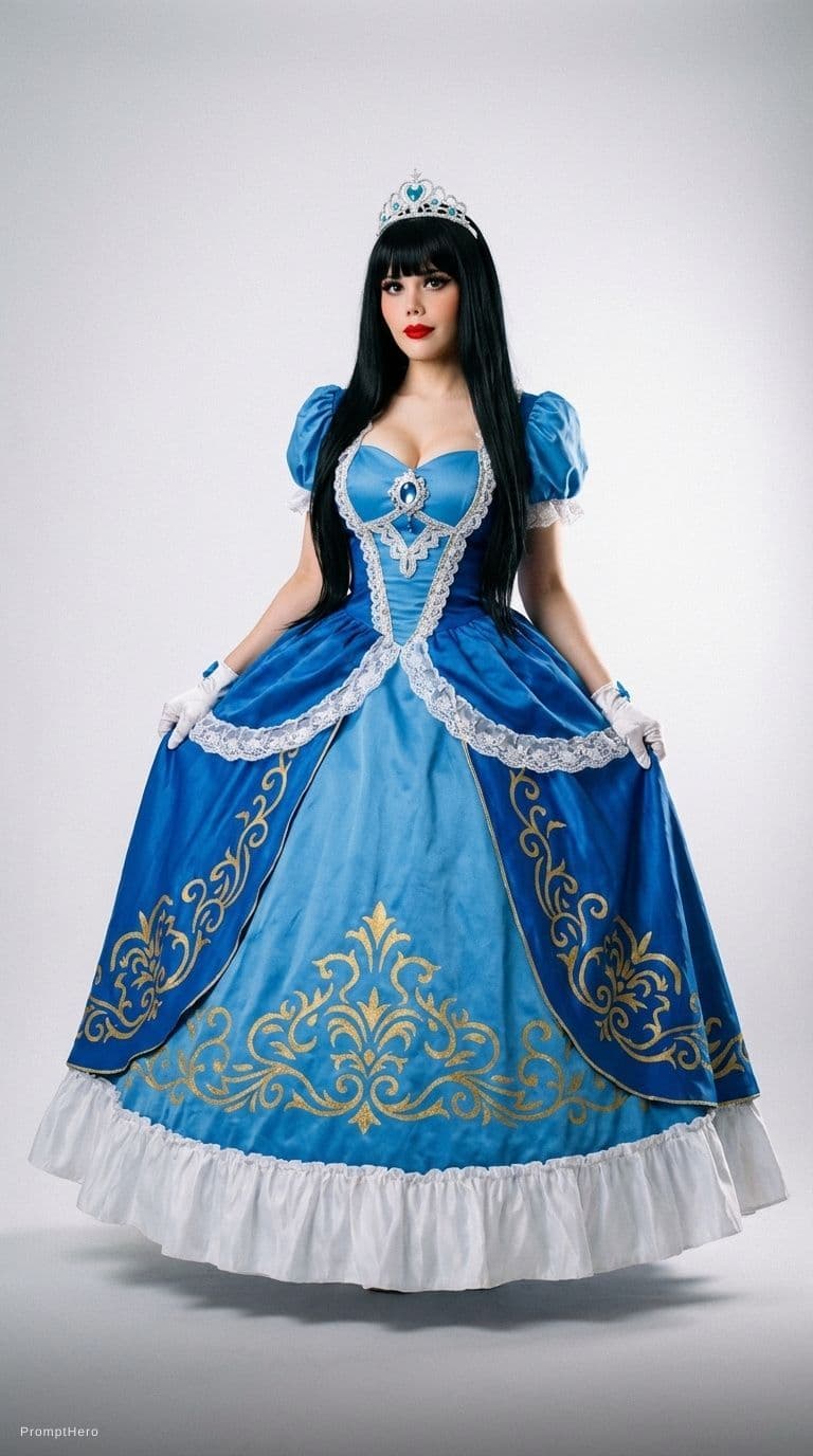 AI generated: Based on the uploaded image, create an High-fidelity  photo “High-end cosplay campaign” portrait of ...