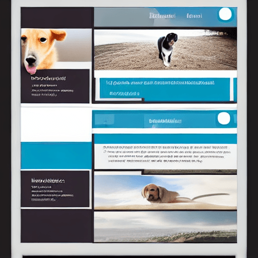 AI generated:  Design,Social Media Post,Pets,clean, simple,elegant