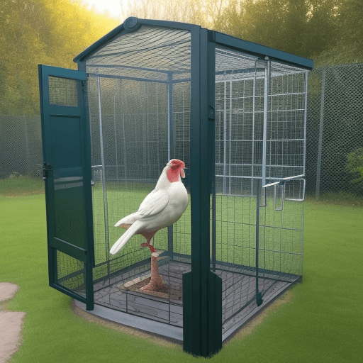 AI generated: Outdoor, cock cage, male, nacked