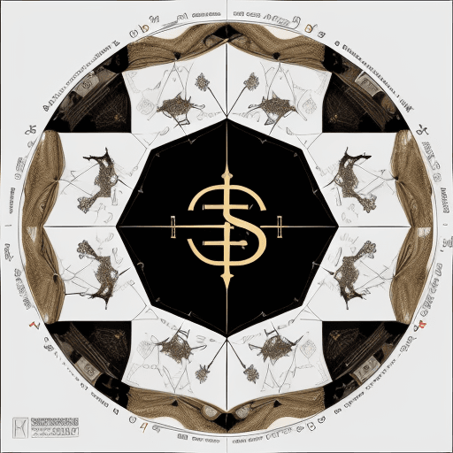 AI generated: Design a symbol that represents the essence and significance of the stock market in a single, visual...