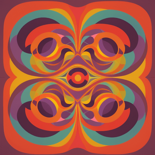 AI generated: Abstract interpretation of a musical symphony using shapes and colors to convey the emotions of the ...