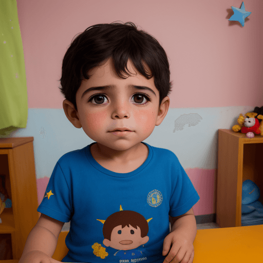 AI generated: Un niño que soñaba con tener una estrella 