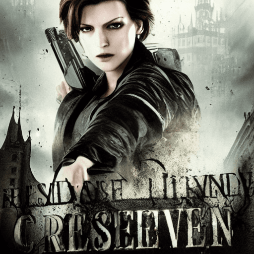 AI generated: Resident Evil | Lady Dimitrescu | Castle
