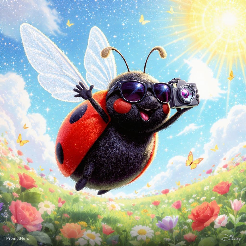 AI generated: Disney painting and chalk illustration,a magical look,hyper-realistic whimsical magical cartoon imag...